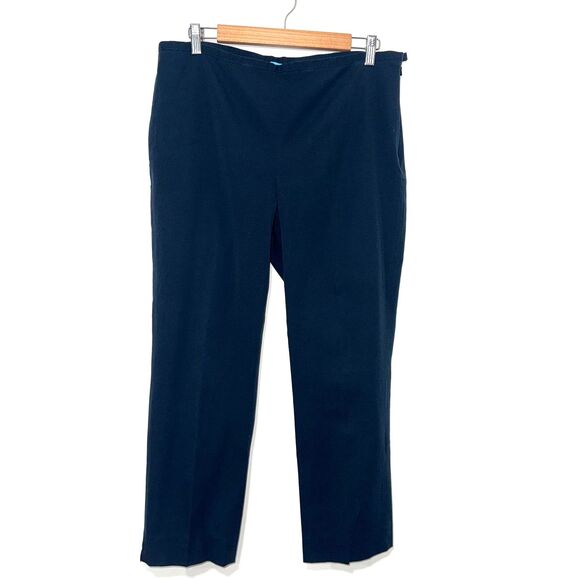 J. Mclaughlin Dock Capri Pant - Navy 12 - Picture 2 of 8